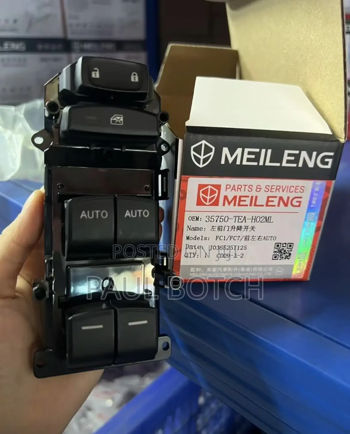 Honda Civic and Cr-v Meileng Power Window Master Switch