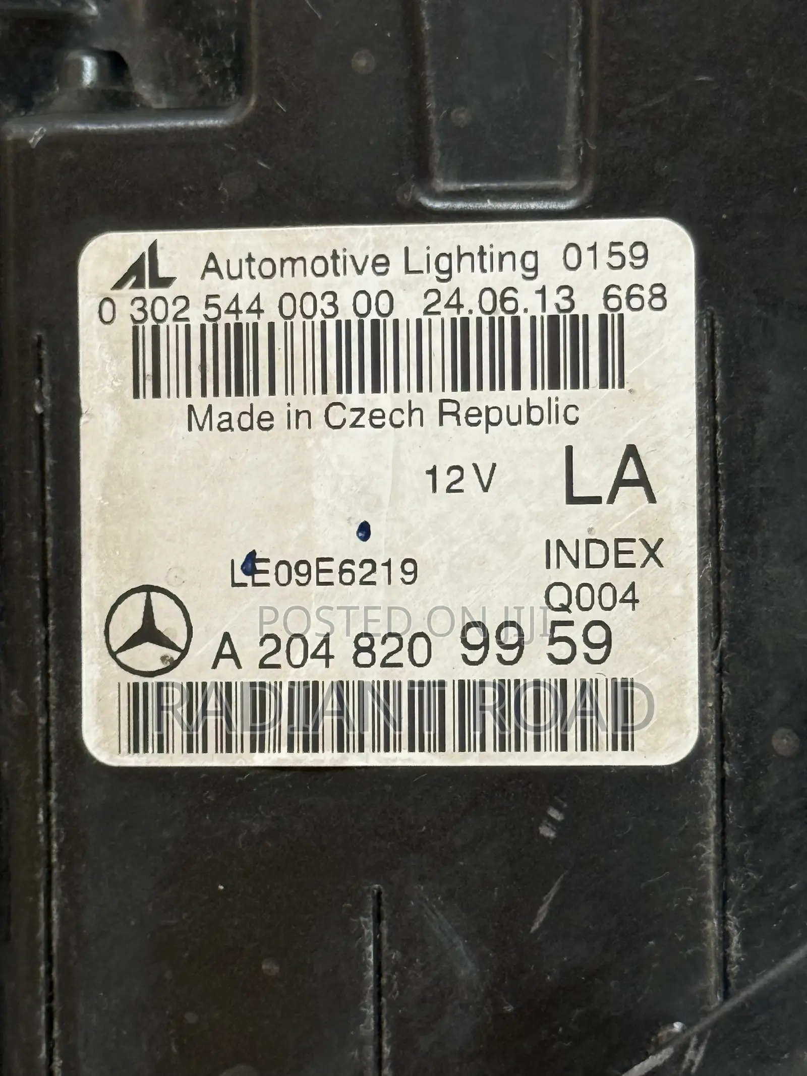 Mercedes Benz C250 Headlight