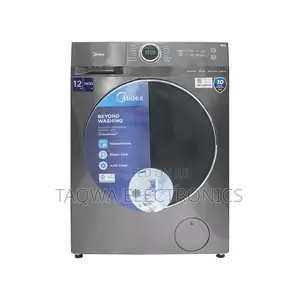 Dark Grey Midea 12kg Front Load Washing Machine