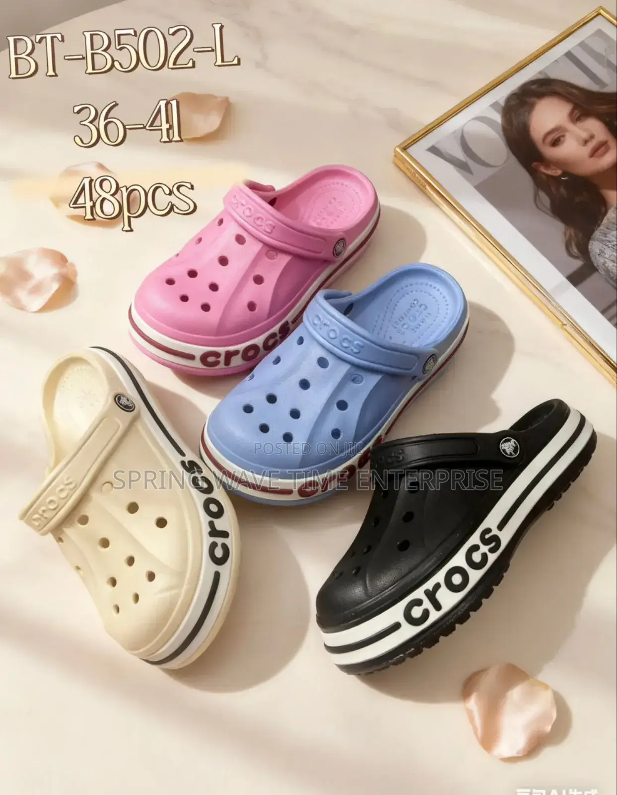 White Crocs
