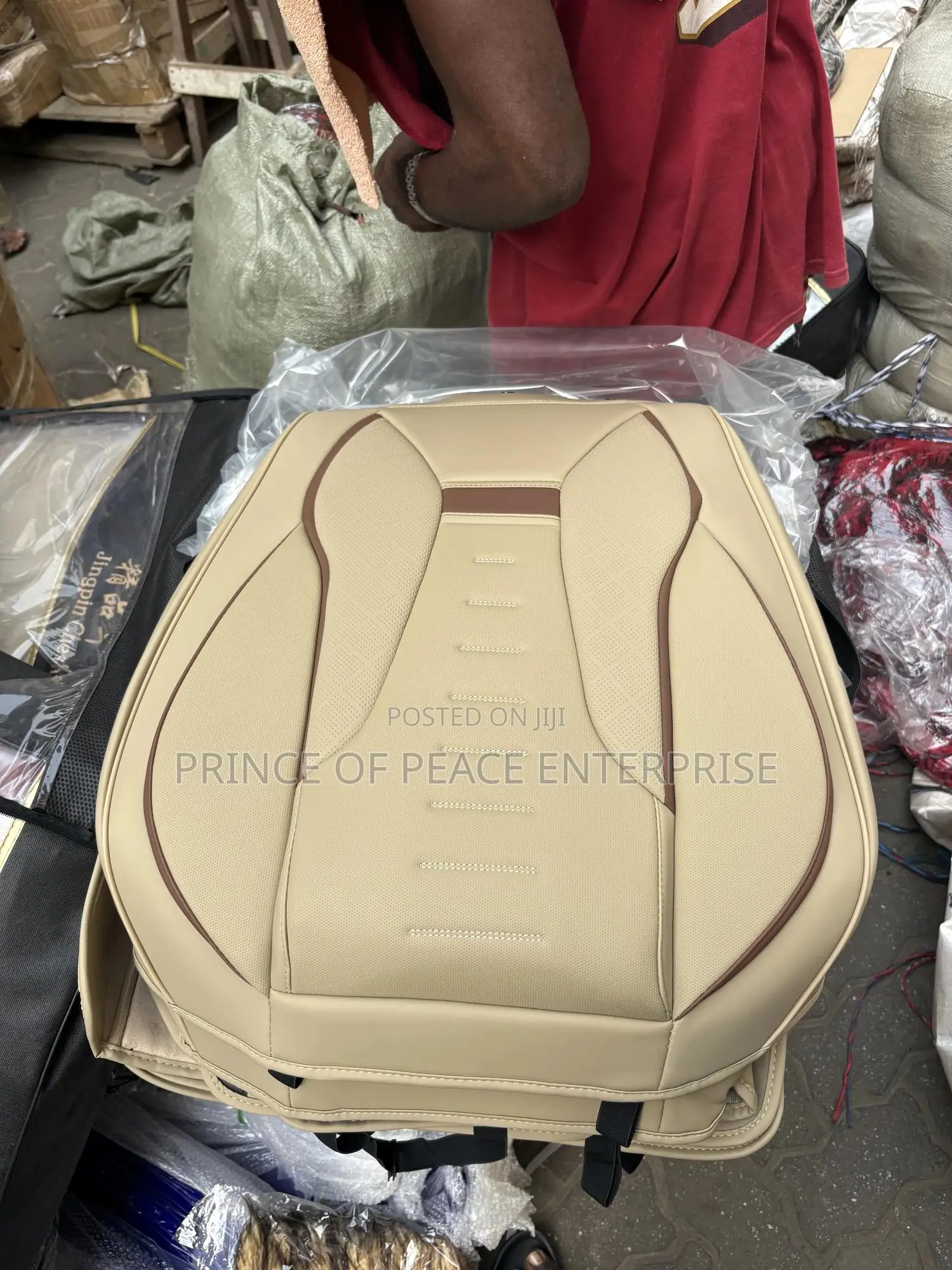 Complete Seat Cover Set Beige