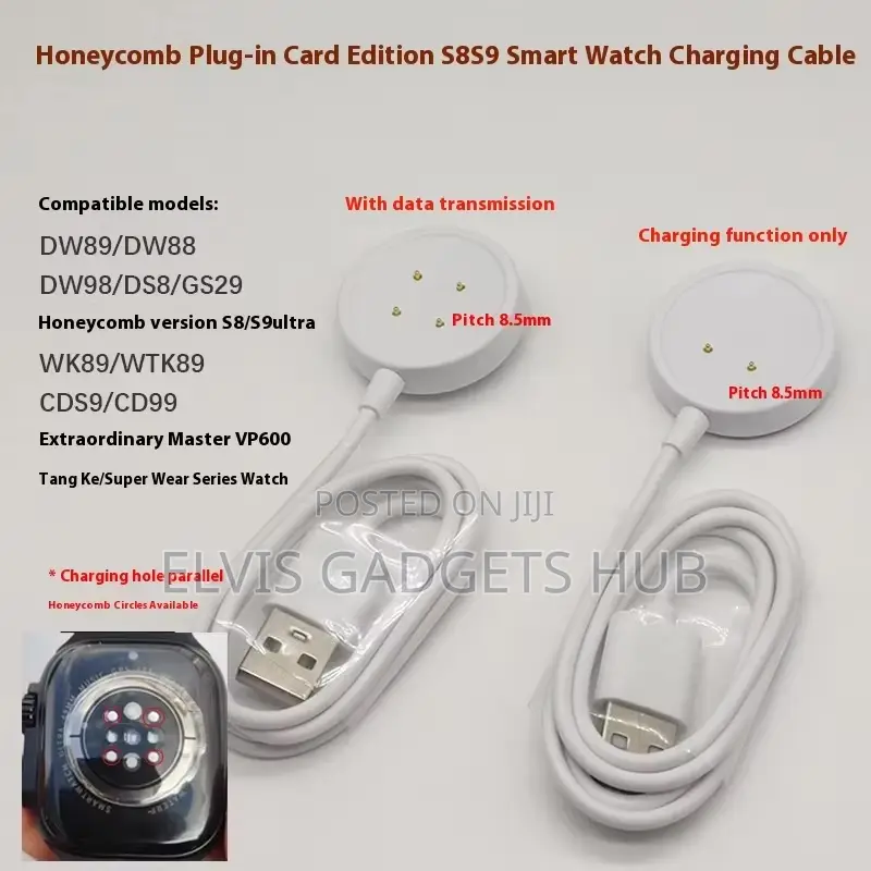 Charging Cable for Dw89/Dw98 Smart Watch