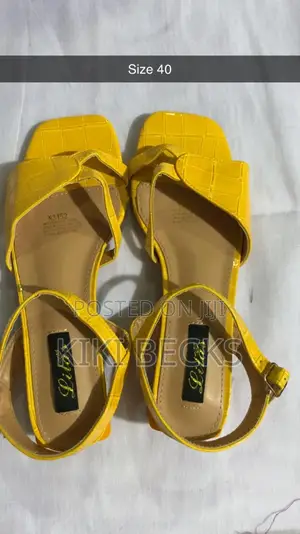 Ladies Mini Heel Sandals