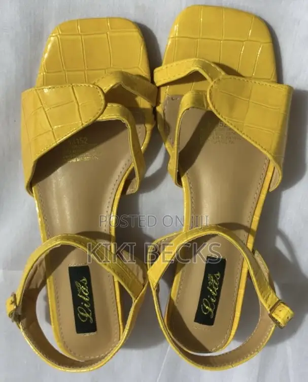 Ladies Mini Heel Sandals