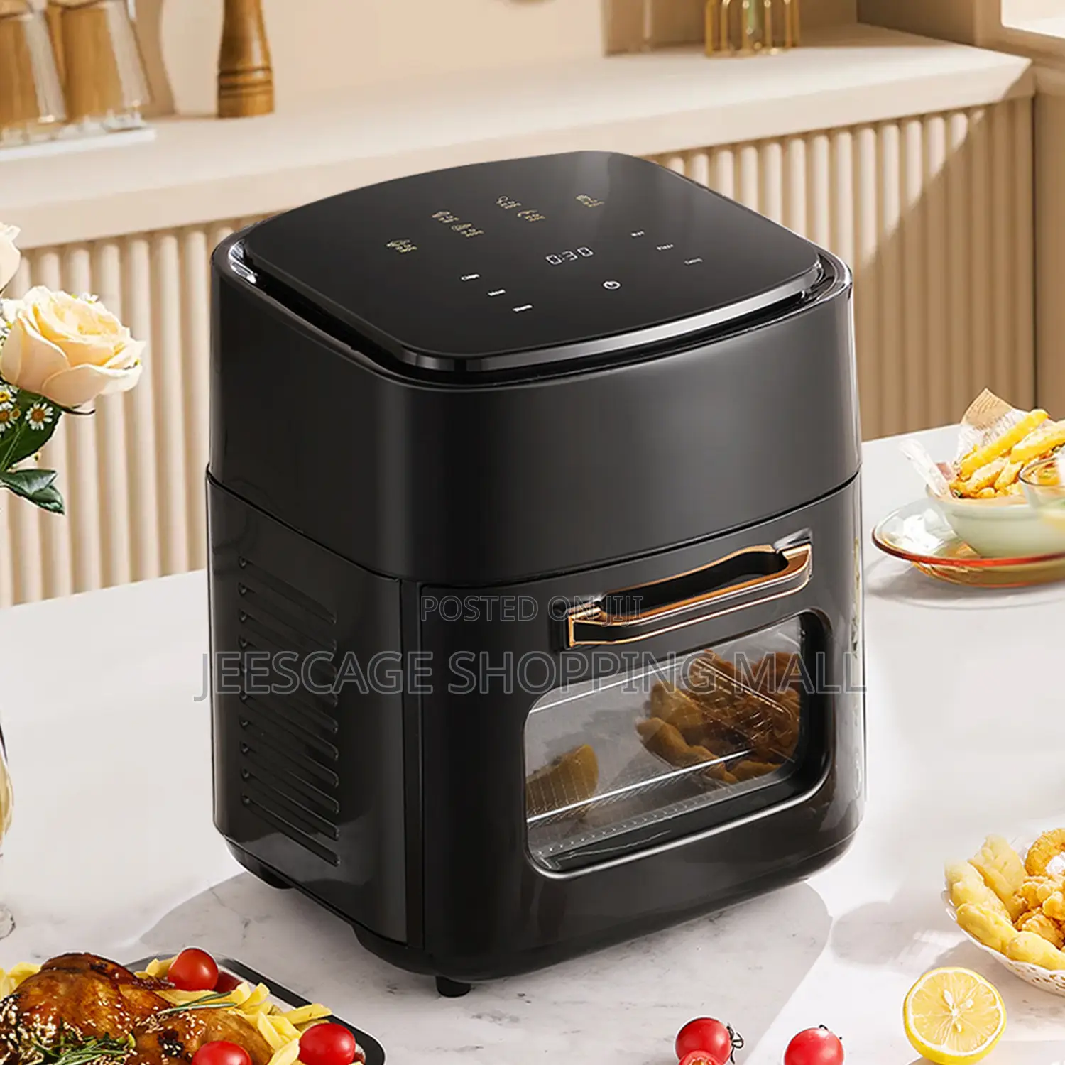 Digital 15l Multifunctional Silver Crest Airfryer in Colors Safe For