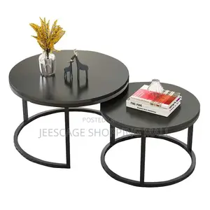 Real Stone Marbel Round Coffee Table for Living Room