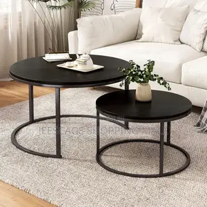 Real Stone Marbel Round Coffee Table for Living Room