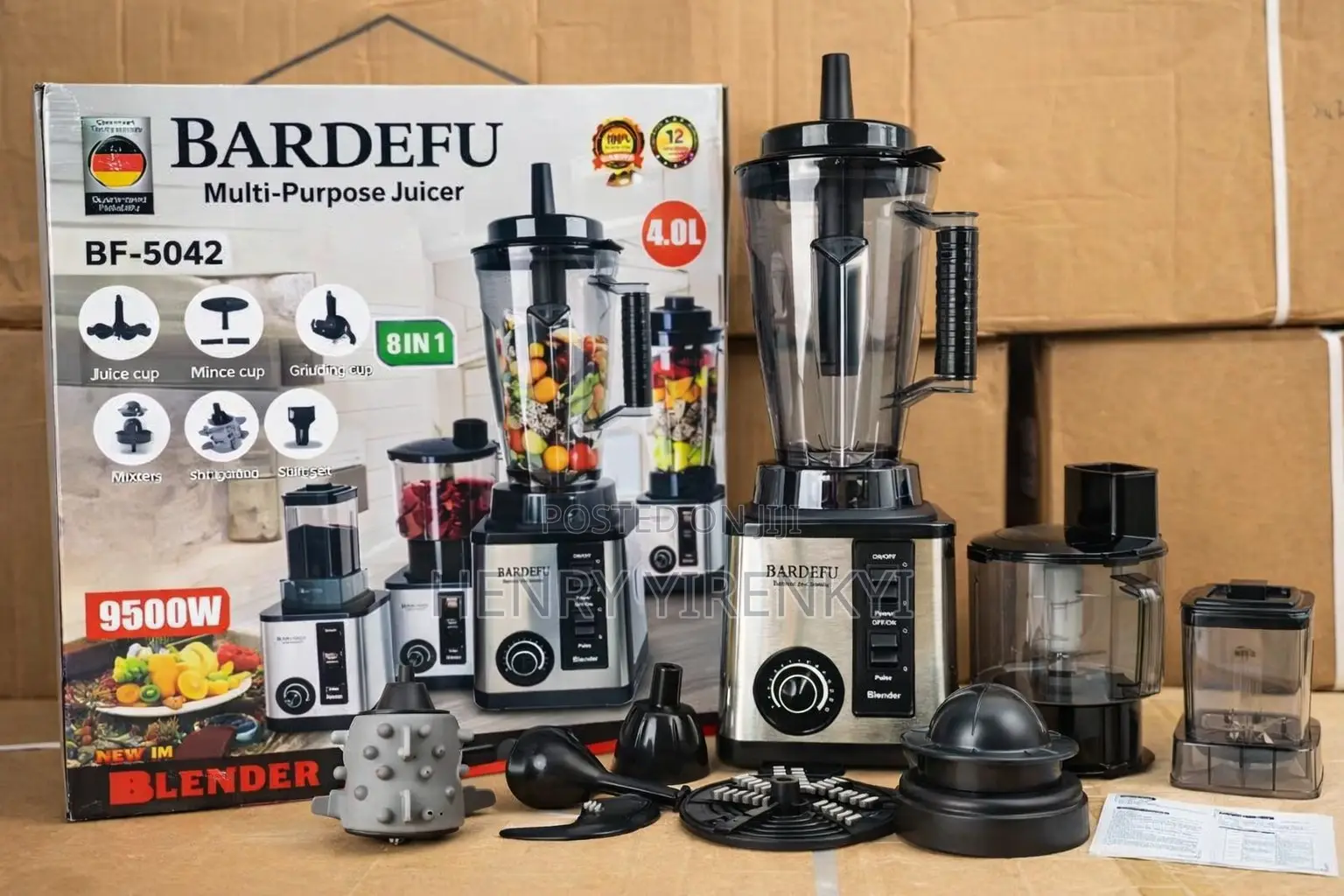 Bardefu Multifunctional 8 in 1 Blender