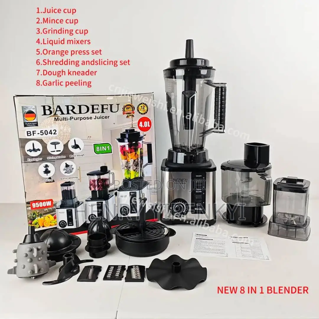 Bardefu Multifunctional 8 in 1 Blender