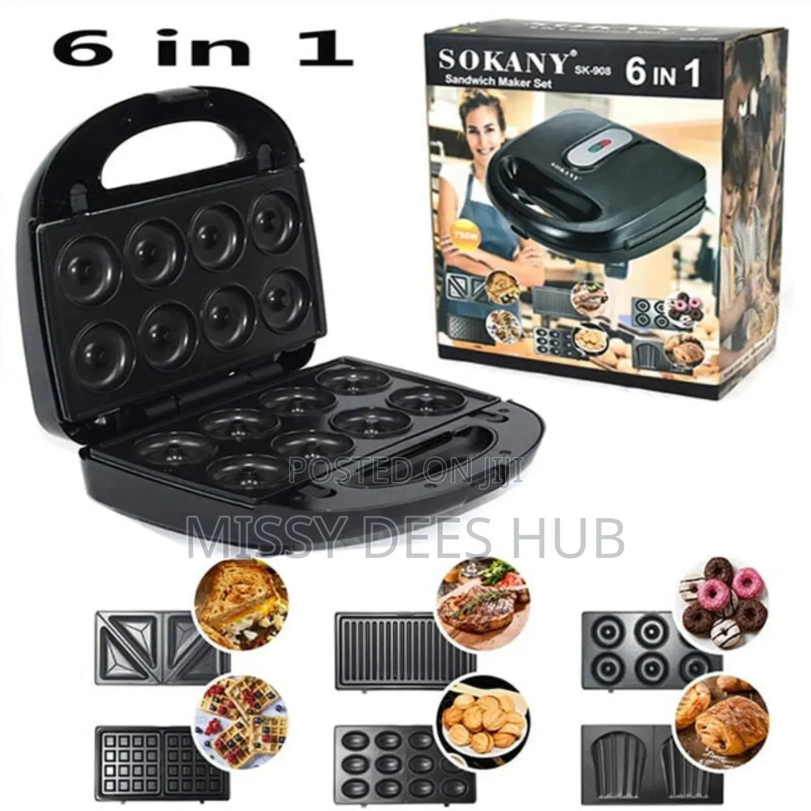 Sokany 6in1 Sandwich Maker