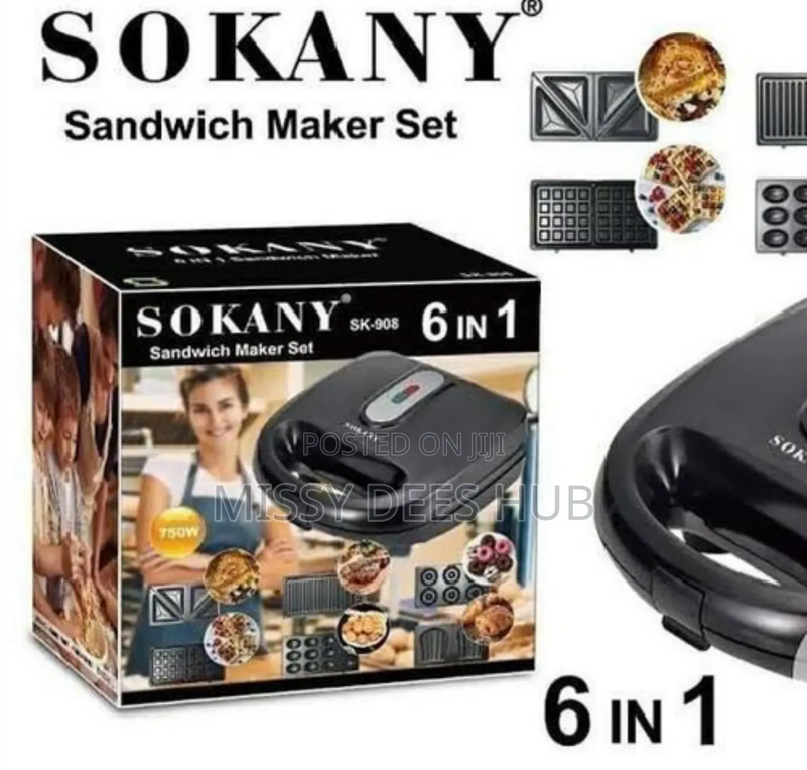 Sokany 6in1 Sandwich Maker