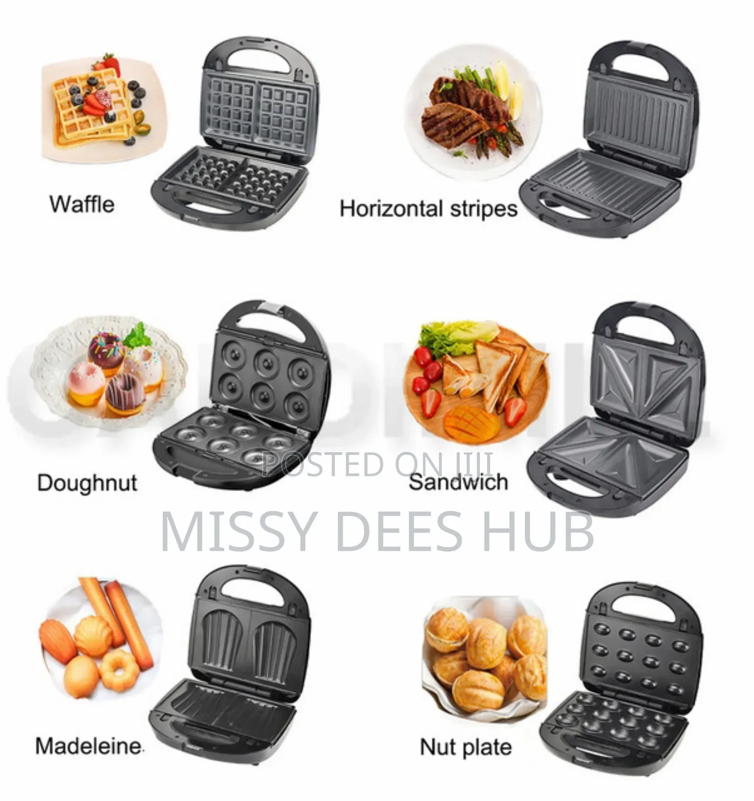 Sokany 6in1 Sandwich Maker