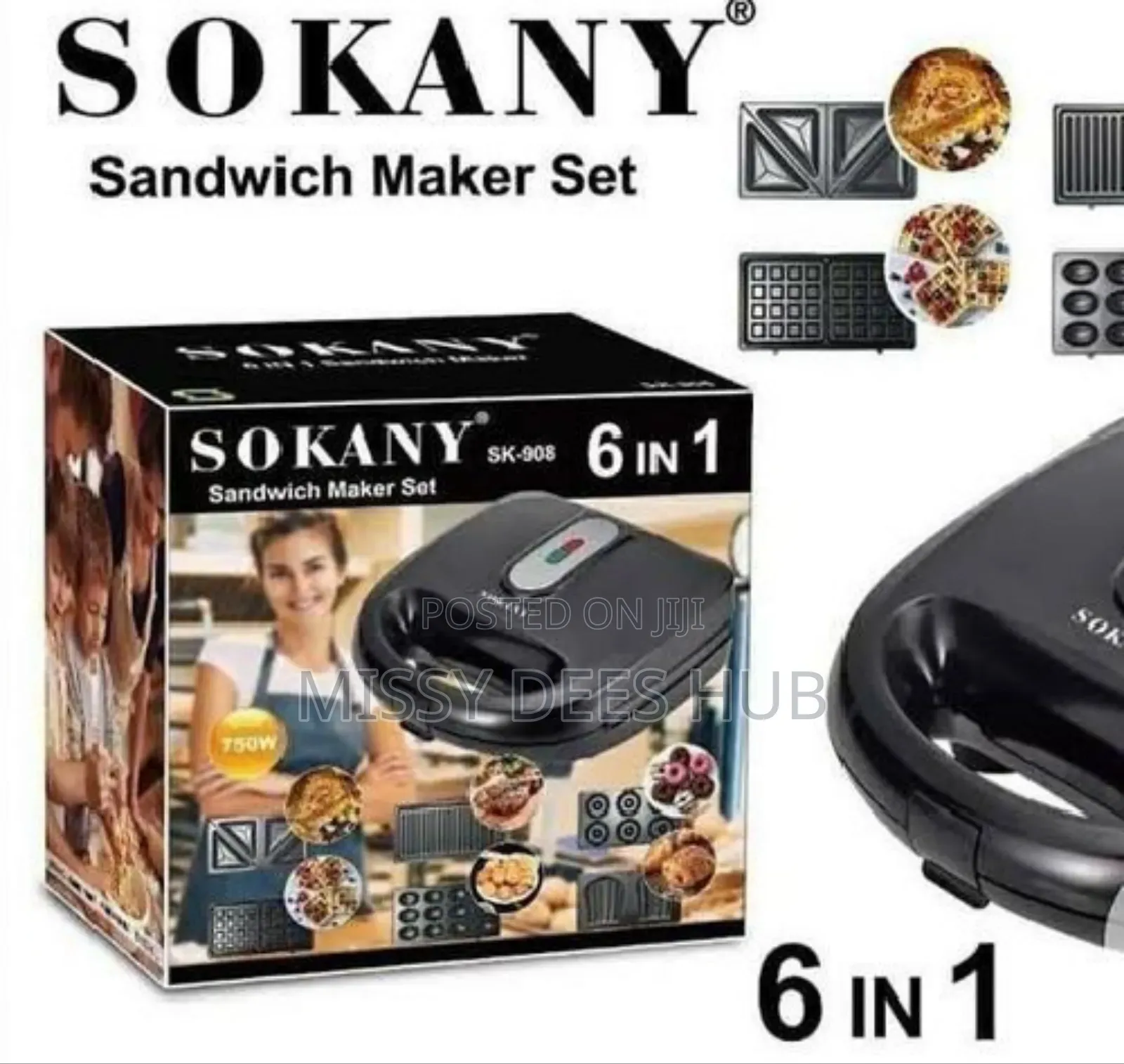 Sokany 6in1 Sandwich Maker