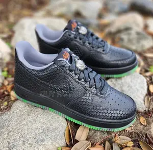Nike Airforce 1 Halloween Black