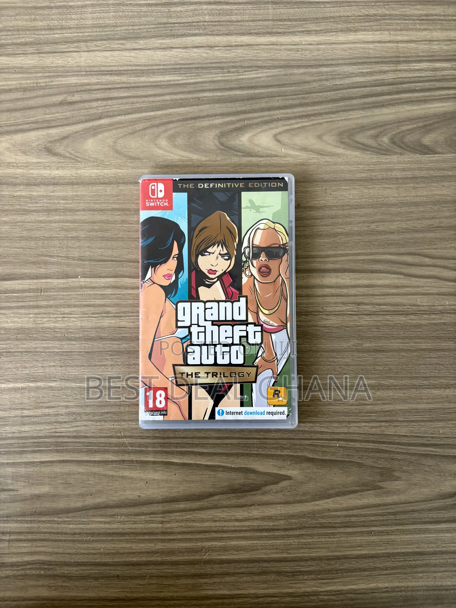 Grand Theft Auto Trilogy Nintendo Switch Cartridge