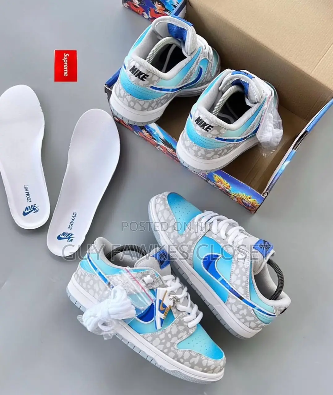 Nike Dunk Sb Low Pro X Nicole Hause ‘White and University Blue ‘