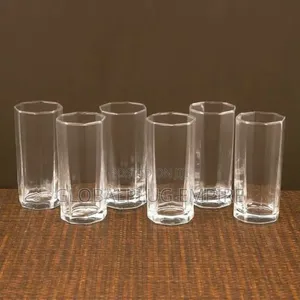 6 Pieces Water Glass Set Strong Elegant