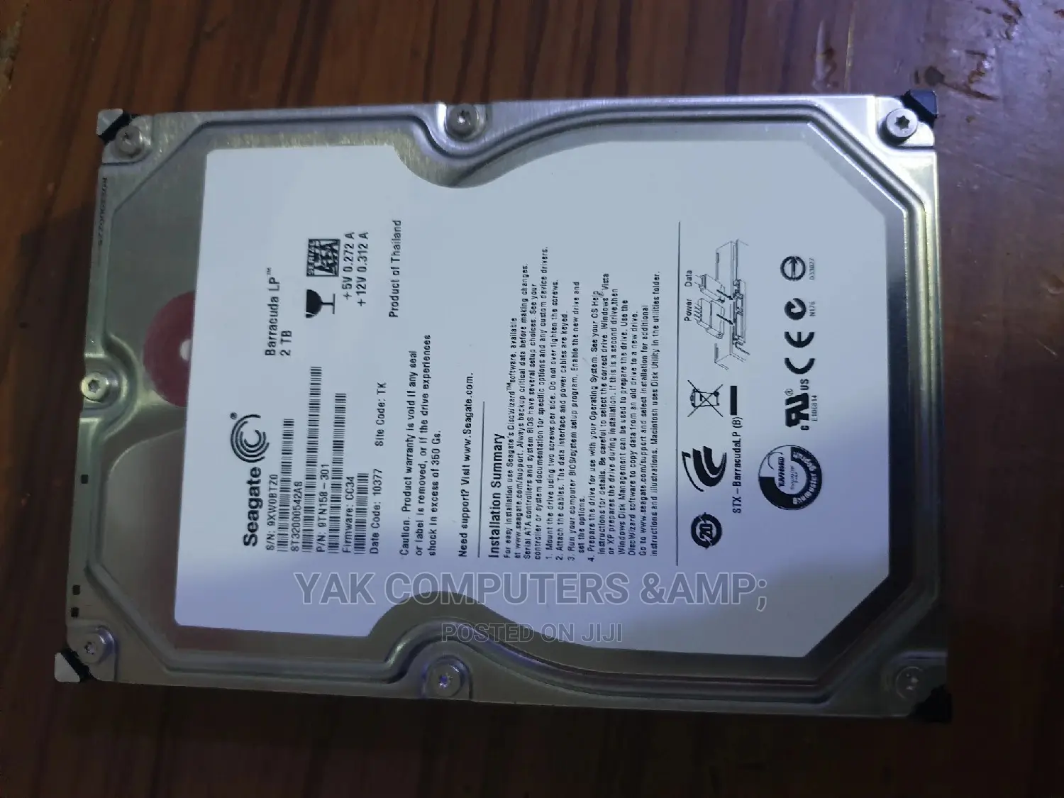 2tb Seagate Desktop HDD