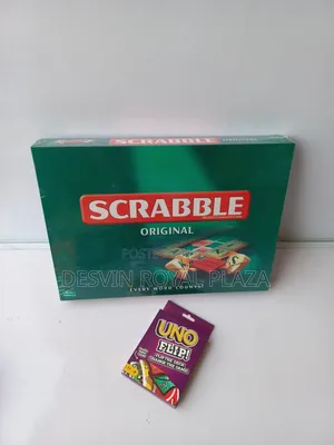 Scrabble + Uno