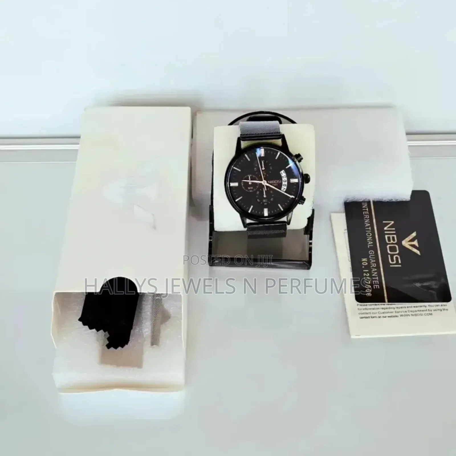 Black Tone Millitary Quartz Watch, Nibosi