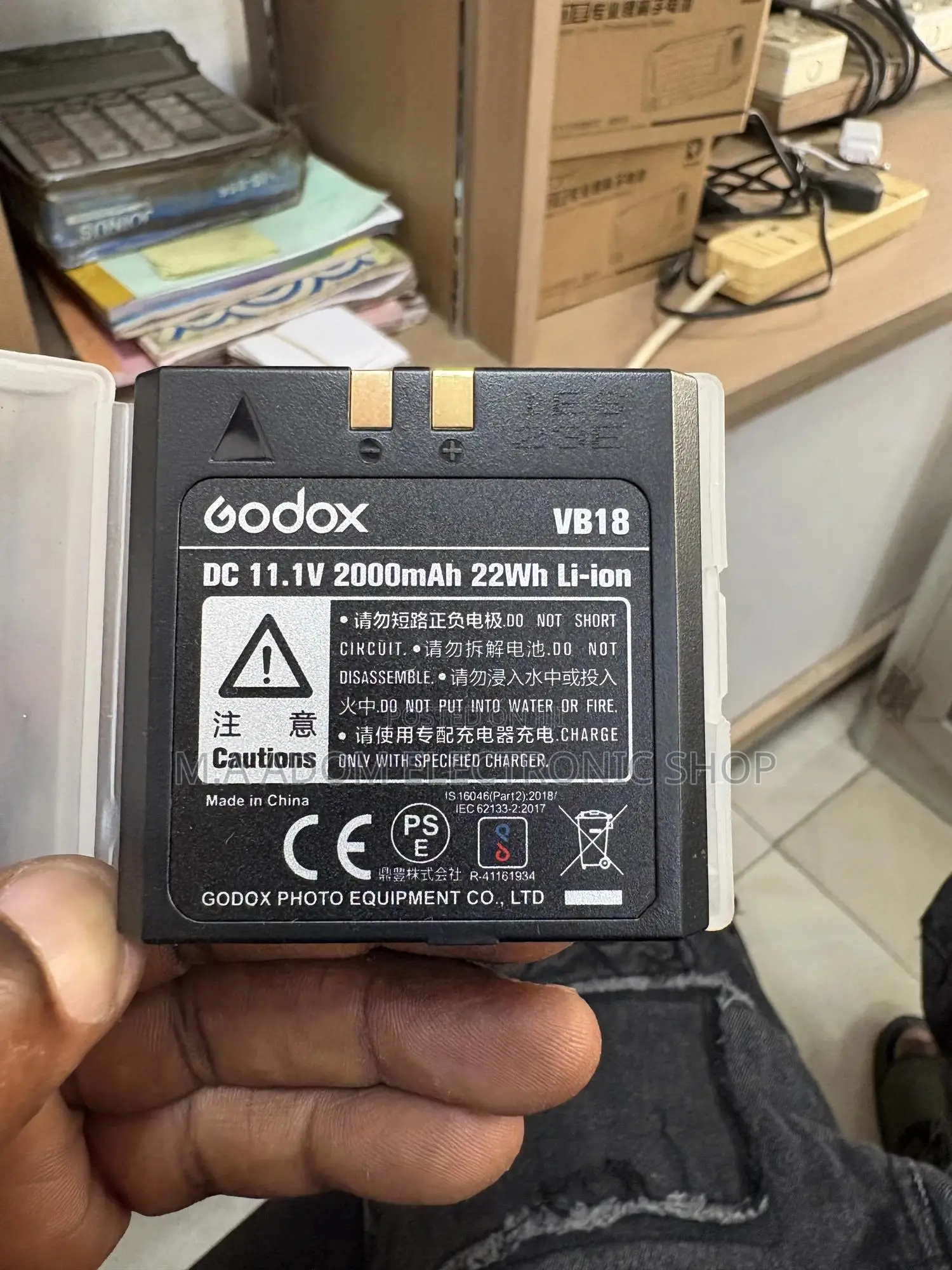 Godox Vb18 Powerful Convenient Li-Ion Battery Ving V850ii V860ii Camer
