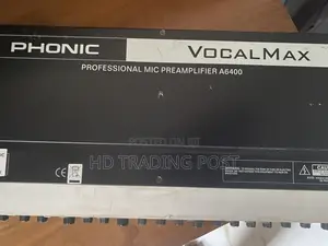 Phonic Vocalmax A6400 Professional Microphone Preamplifier.