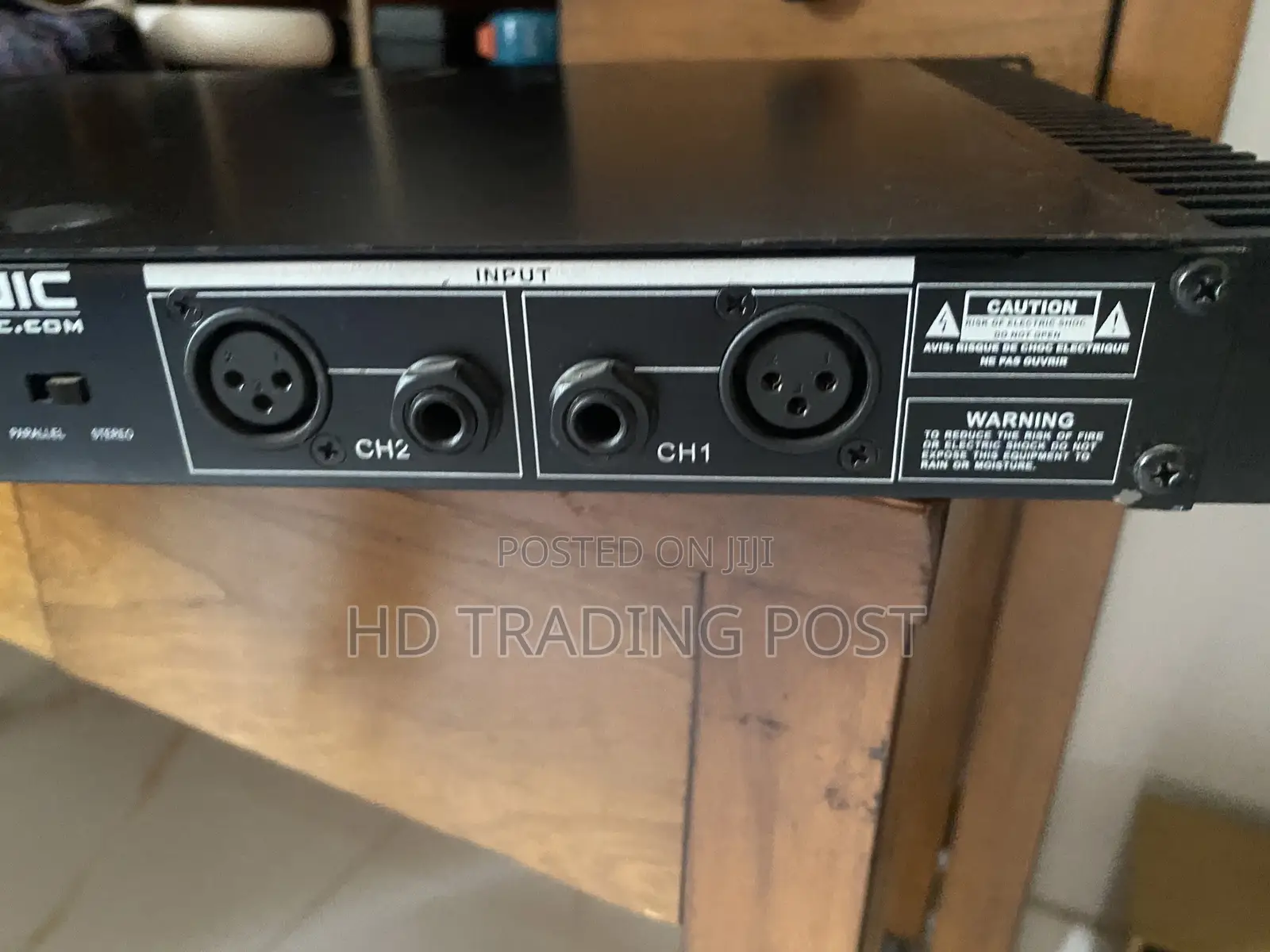 Phonic Max 500 Power Amplifier.