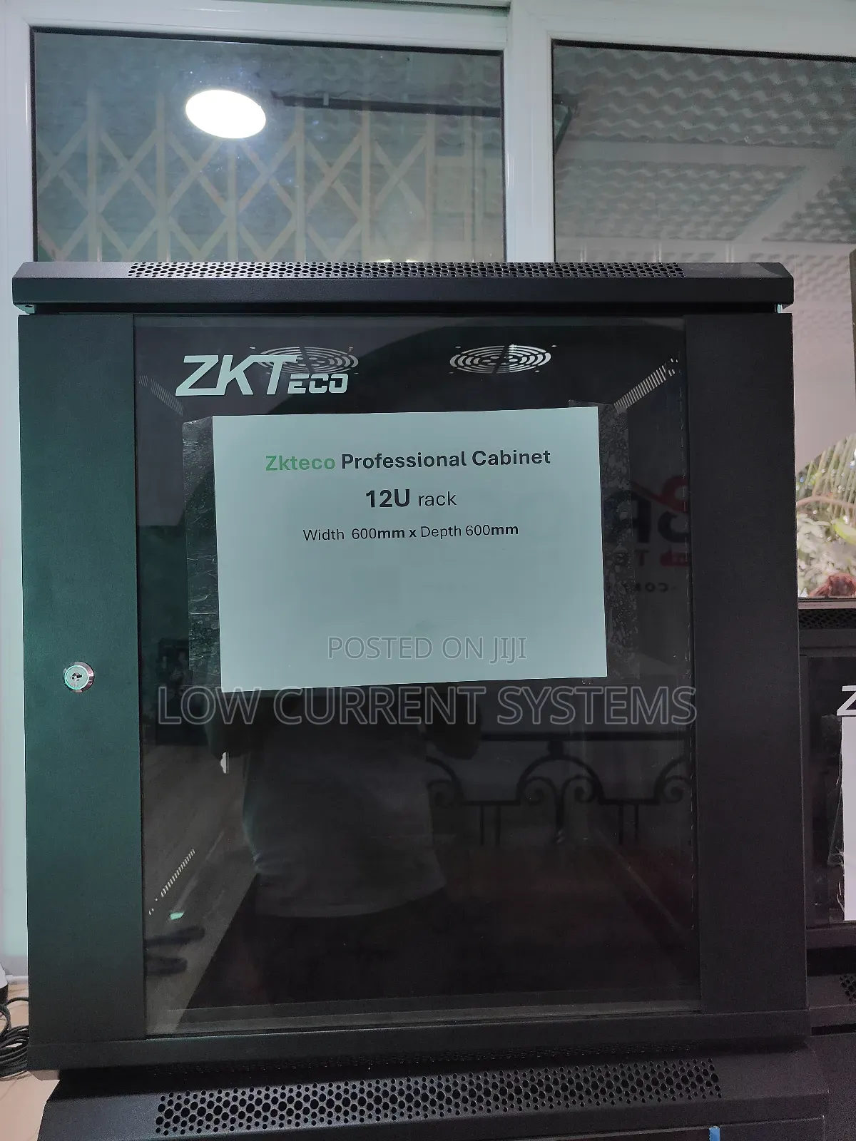 Zkteco Professional 12u Server Rack 600 X 600 Cabinet With Shelf