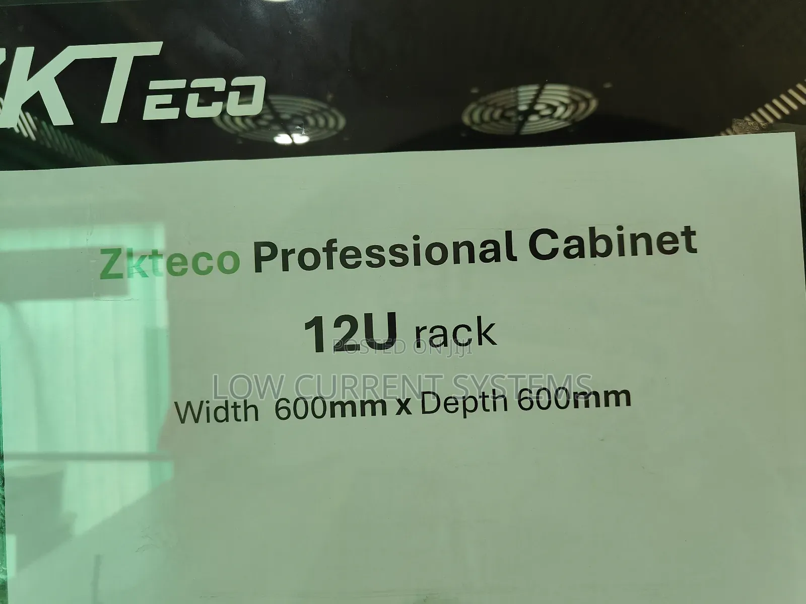 Zkteco Professional 12u Server Rack 600 X 600 Cabinet With Shelf