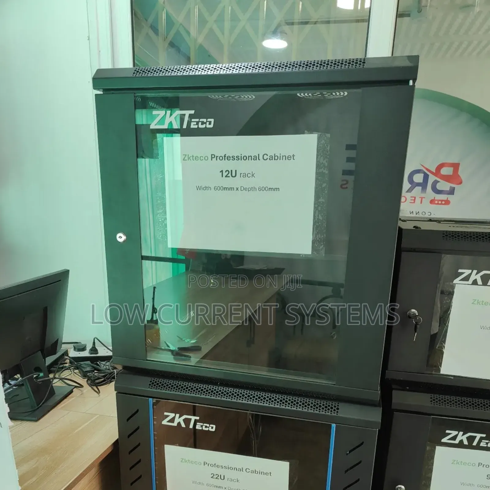 Zkteco Professional 12u Server Rack 600 X 600 Cabinet With Shelf