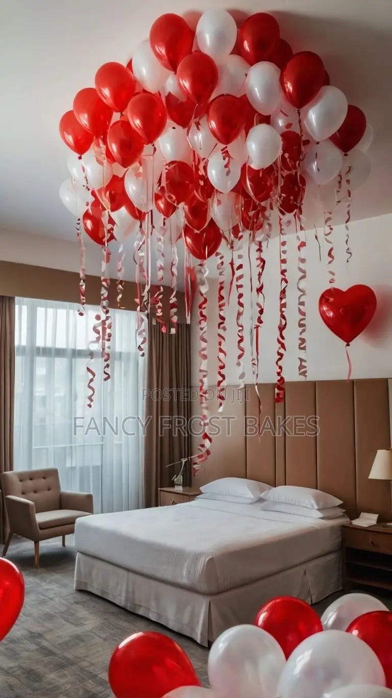 Valentine Bed Canopy Set Up