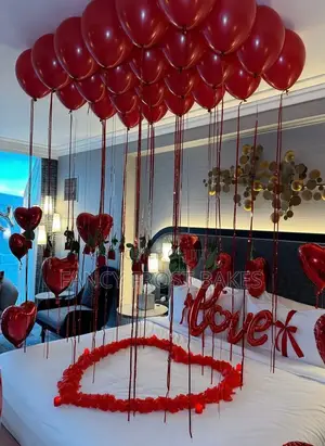 Valentine Bed Canopy Set Up