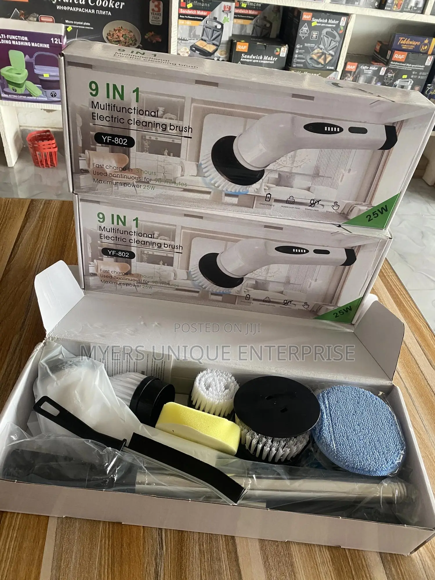 Multifunctional 9in1 Electric Cleaning Brush