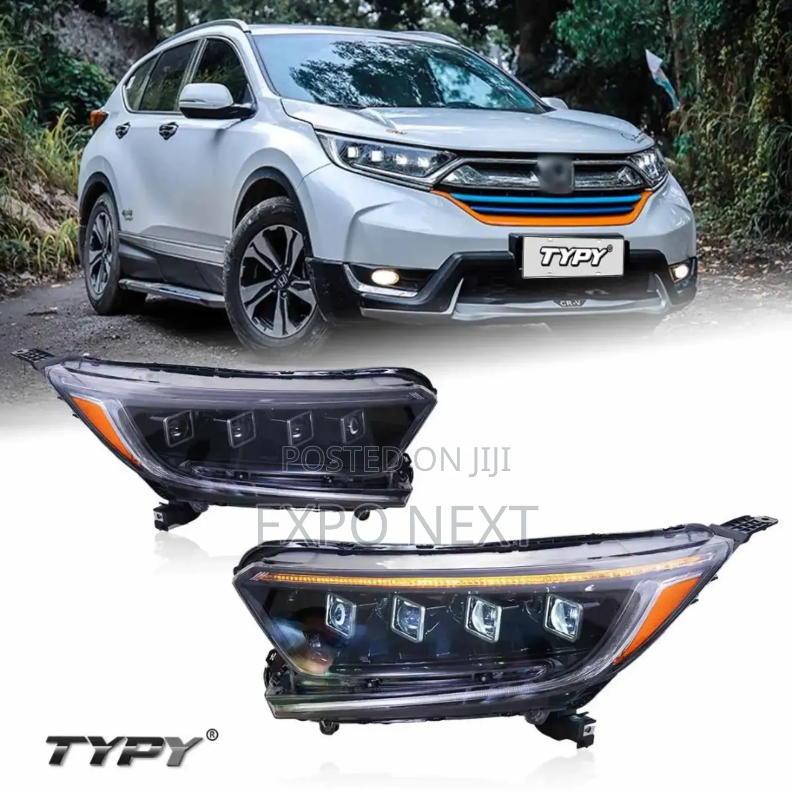Headlight Assembly  For Honda Cr-v 2017-2020 Led