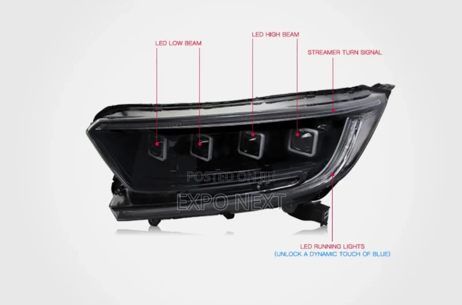 Headlight Assembly for Honda Cr-v 2017-2020 Led Left