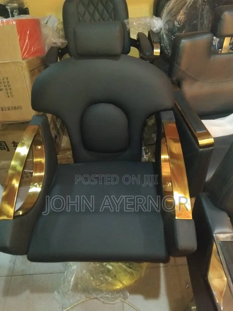 Salon Chair With Head Rest
