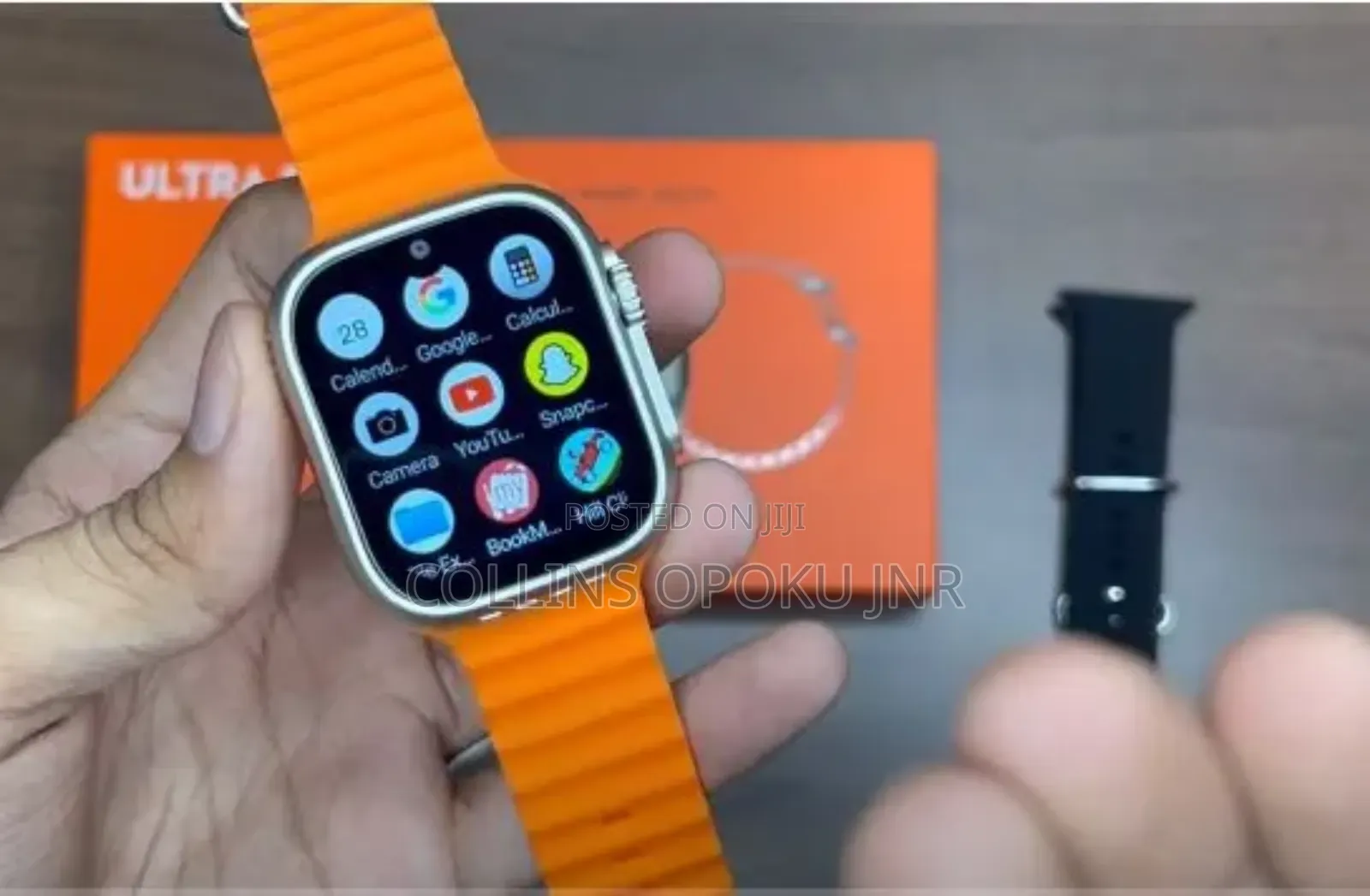 4g Ultra S9 Android Sim Smartwatch + Dual Camera For Video Call