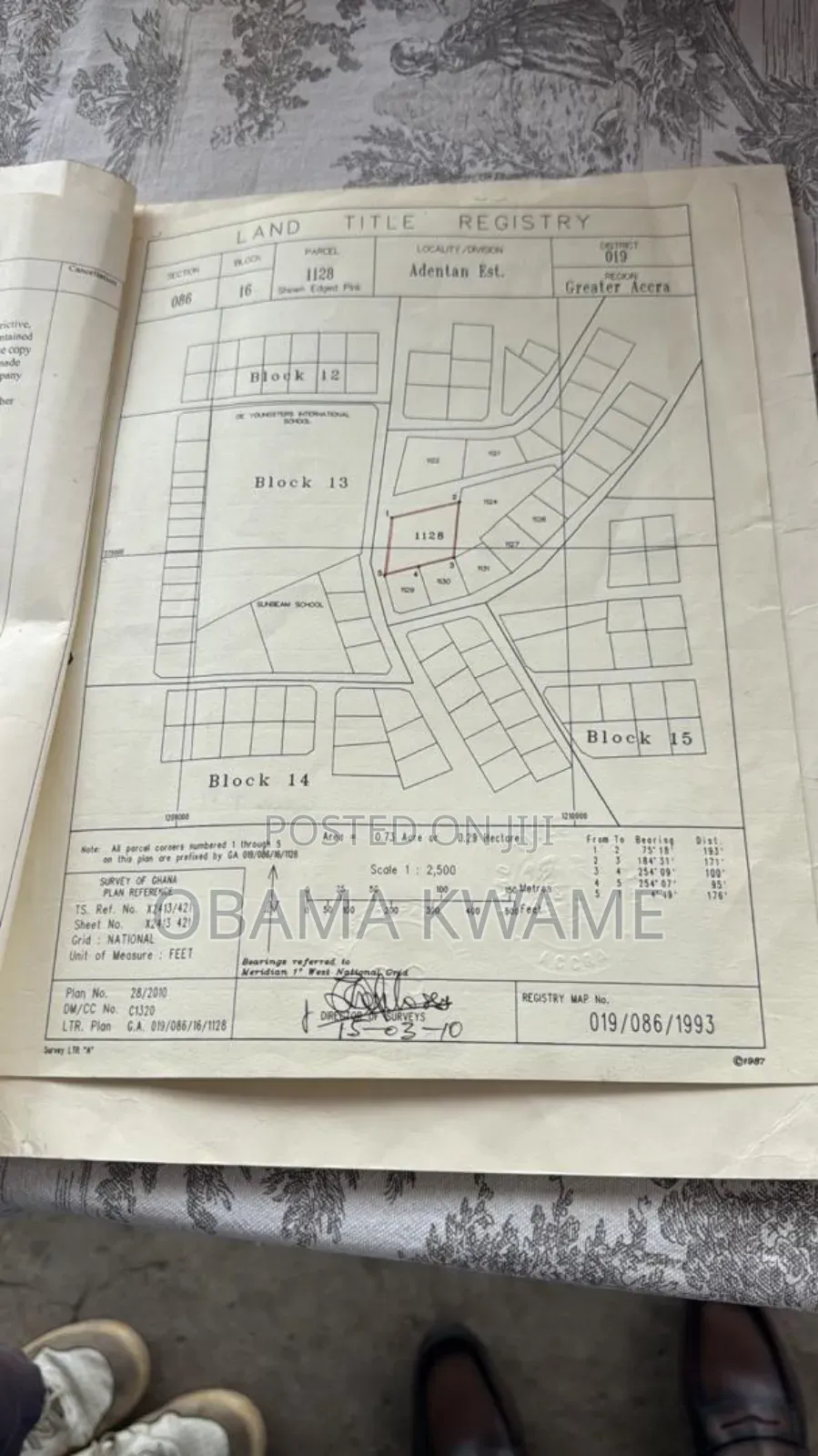 Walled and Gated 0.73 Acres of Land for Sale at Adenta Housing Down