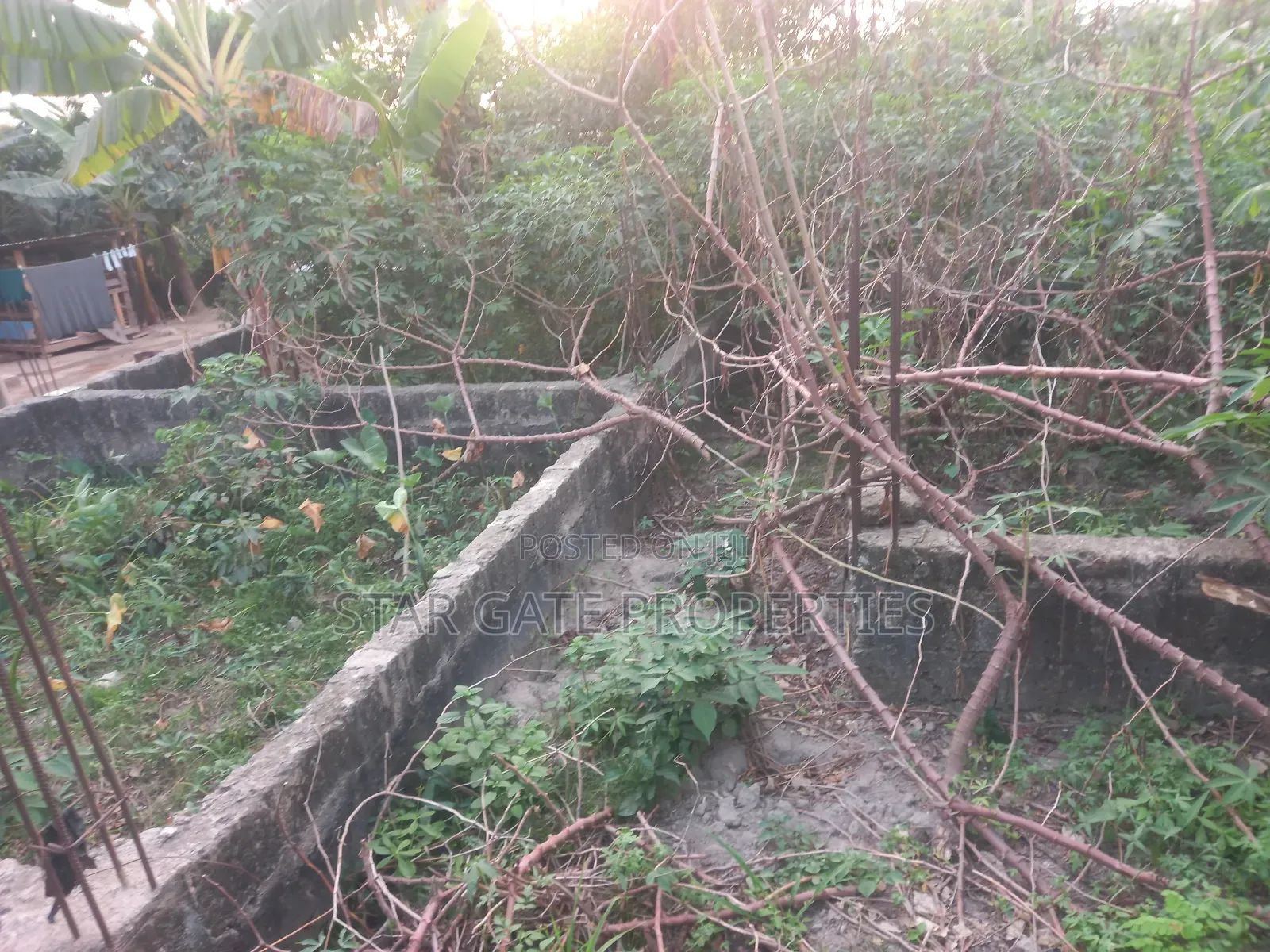 Half Plot for Sale at Mampongteng Korea. ( 4 Bedrooms Foundation (