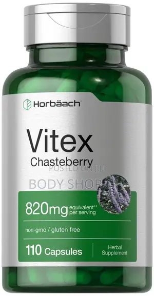 Vitex Berry 820mg | 110 Capsules | Chasteberry Supplement for Women