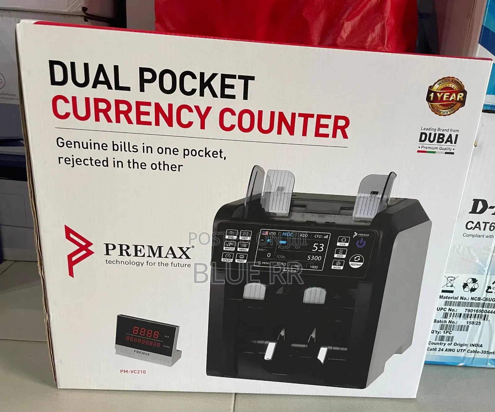 Premax Dual Pocket Currency Counter