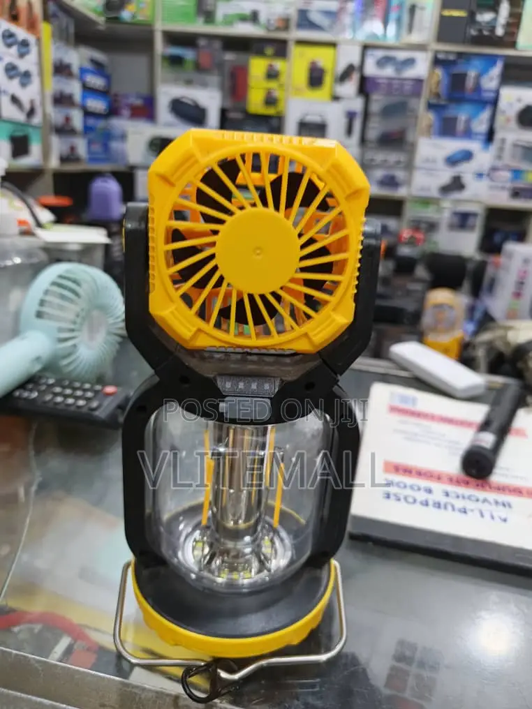 Multifunctional Outdoor Led Fan Camping Light Usb Rechargeable