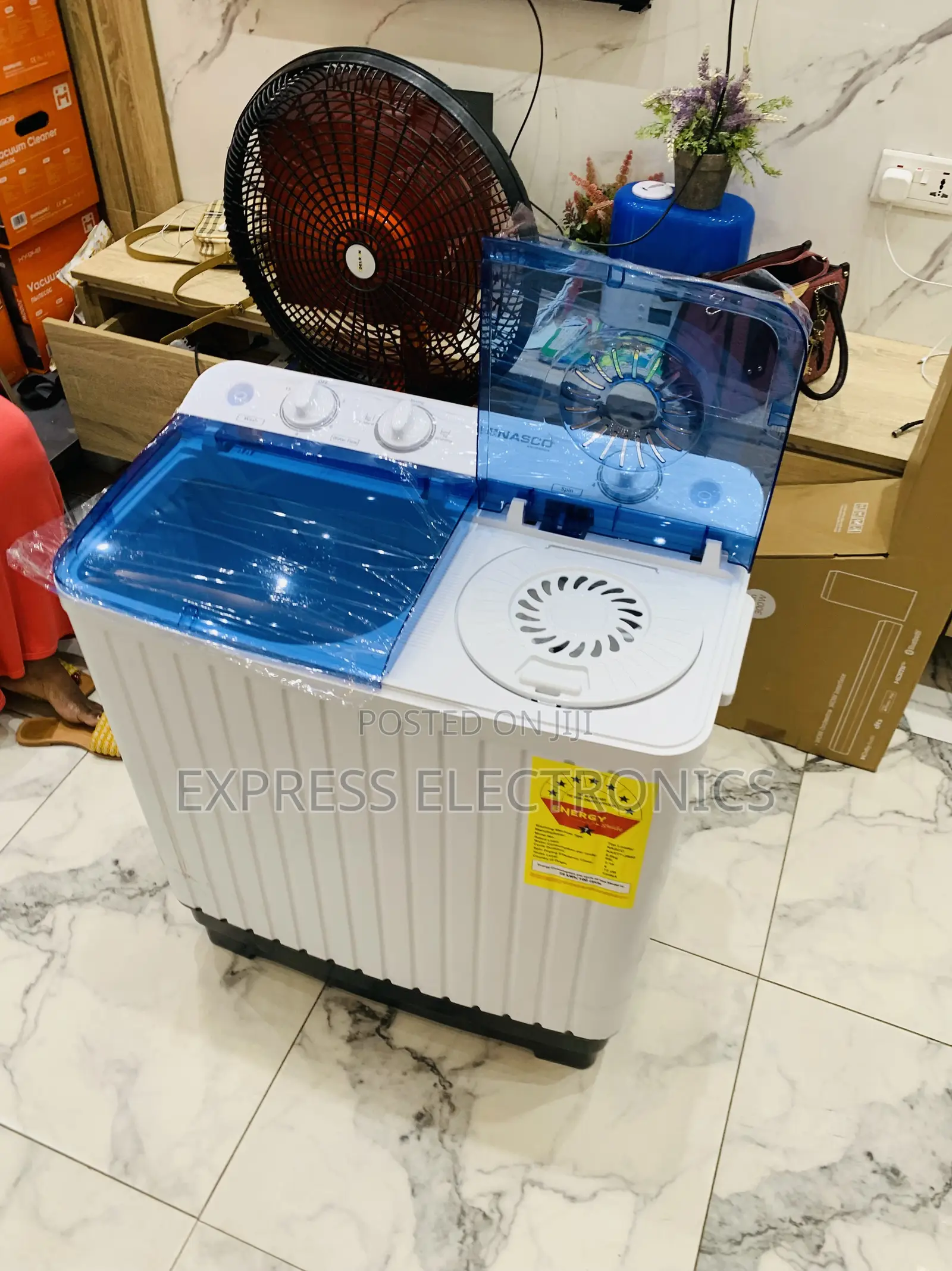 Grab Your Favorite Nasco Washing Machine 8kg Topload Twintub White