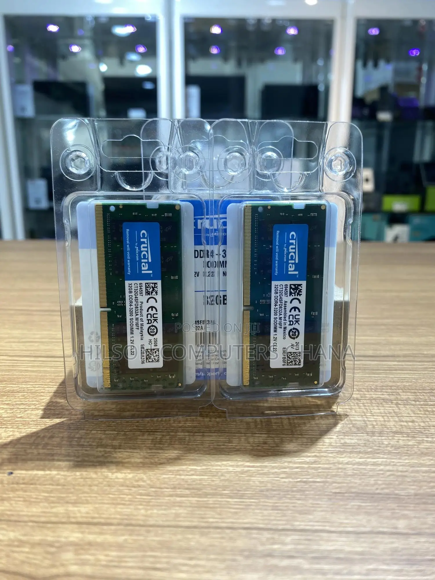 Crucial 32gb Ddr4-3200 Sodimm Ram – Laptop Memory