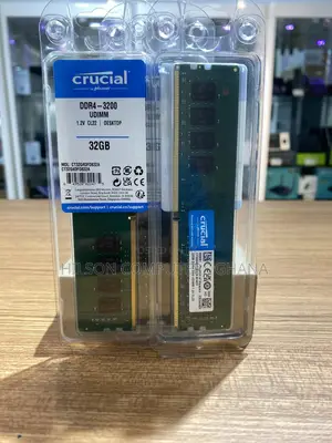Crucial 32gb Ddr4-3200 Udimm Ram – Desktop Memory