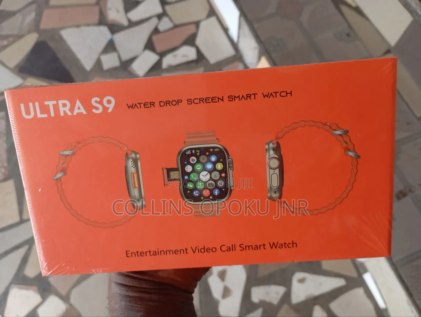 4g Ultra S9 Android Sim Smartwatch + Dual Camera For Video Call