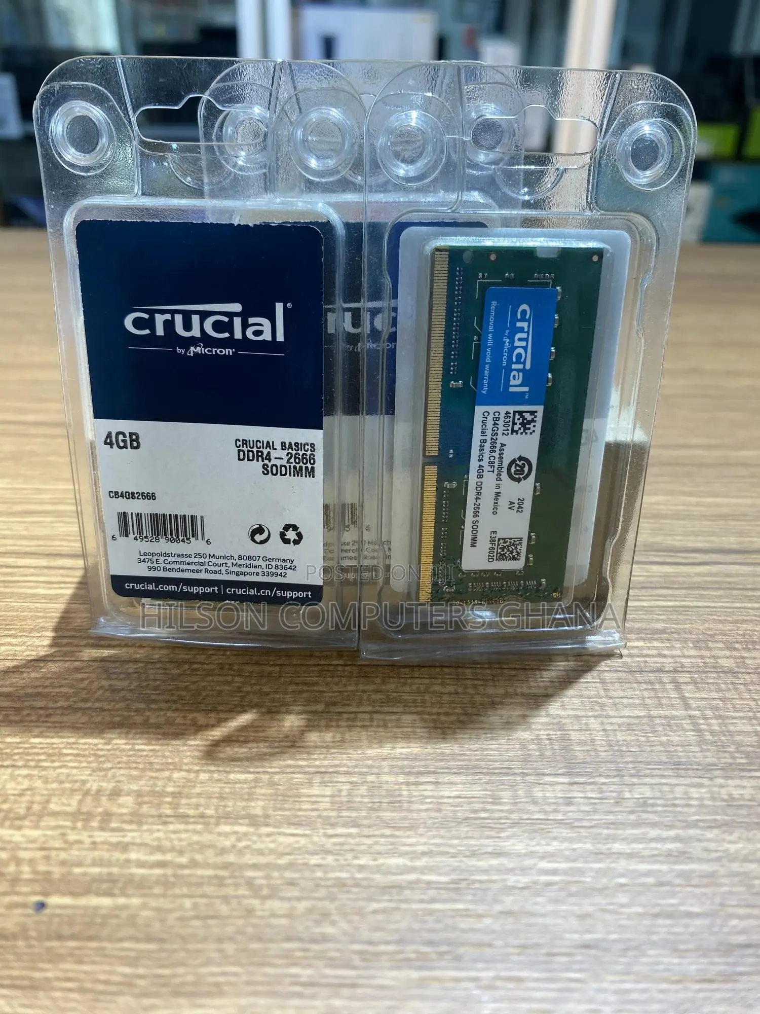 Crucial 4gb Ddr4 2400 Mt/S Sodimm 260-Pin Memory – Ct8g4sfs824a