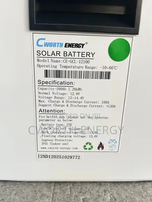 12v100ah Lithium Battery