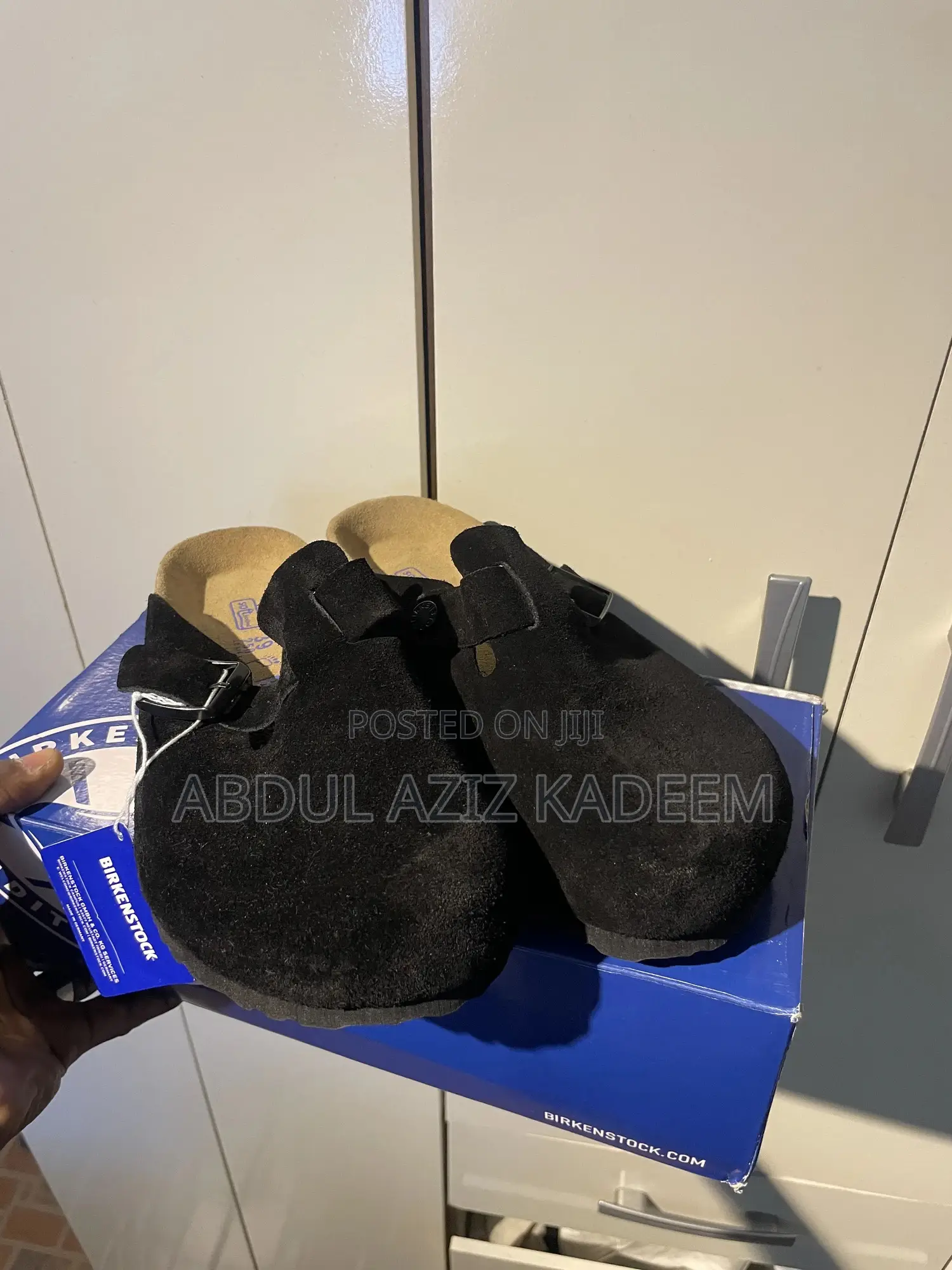 Birkenstocks Boston Suede Black