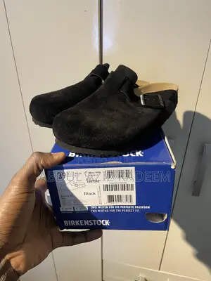 Birkenstocks Boston Suede Black